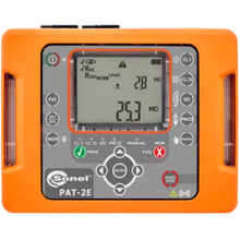 Probador de Electrodomésticos Portátil PAT-2 Resistencia PE 0.01 a 19.99 Ω, Aislamiento 0.50 a 99.9 MΩ y Fuga 0.01 a 19.9 mA