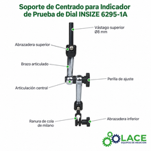 Soporte de Centrado para Indicador de Prueba de Dial INSIZE 6295-1A