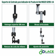 Soporte de Centrado para Indicador de Prueba de Dial INSIZE 6295-1A