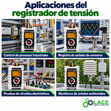 Registrador de tensión de 4 canales TandD MCR-4V ±300 mV a ±24 V