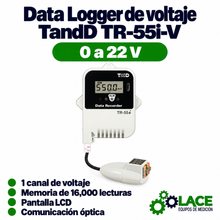 Data Logger Voltaje TandD TR-55i-V 0~22 V
