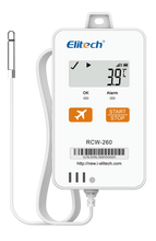 Termohigrómetro Data Logger WiFi con sensor externo Elitech RCW-260-THE -40°C a 85°C y 0% HR a 100% HR