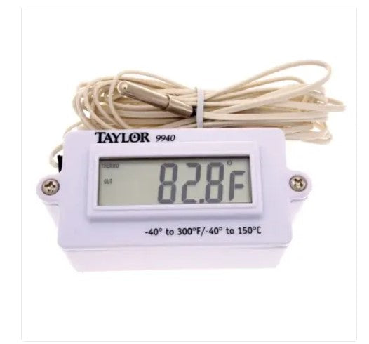 Termómetro digital con sonda Taylor 9940 -40°C a 150°C