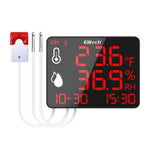 Termohigrómetro Data Logger WiFi doble canal con sensor externo y alarma sonora y visual Elitech DR 230W-2EH-ALRM -40 °C a 85 °C y 0 %HR a 95 %HR