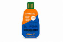 Food Log 2 Registrador de temperatura desechable IP67 con reporte PDF automático