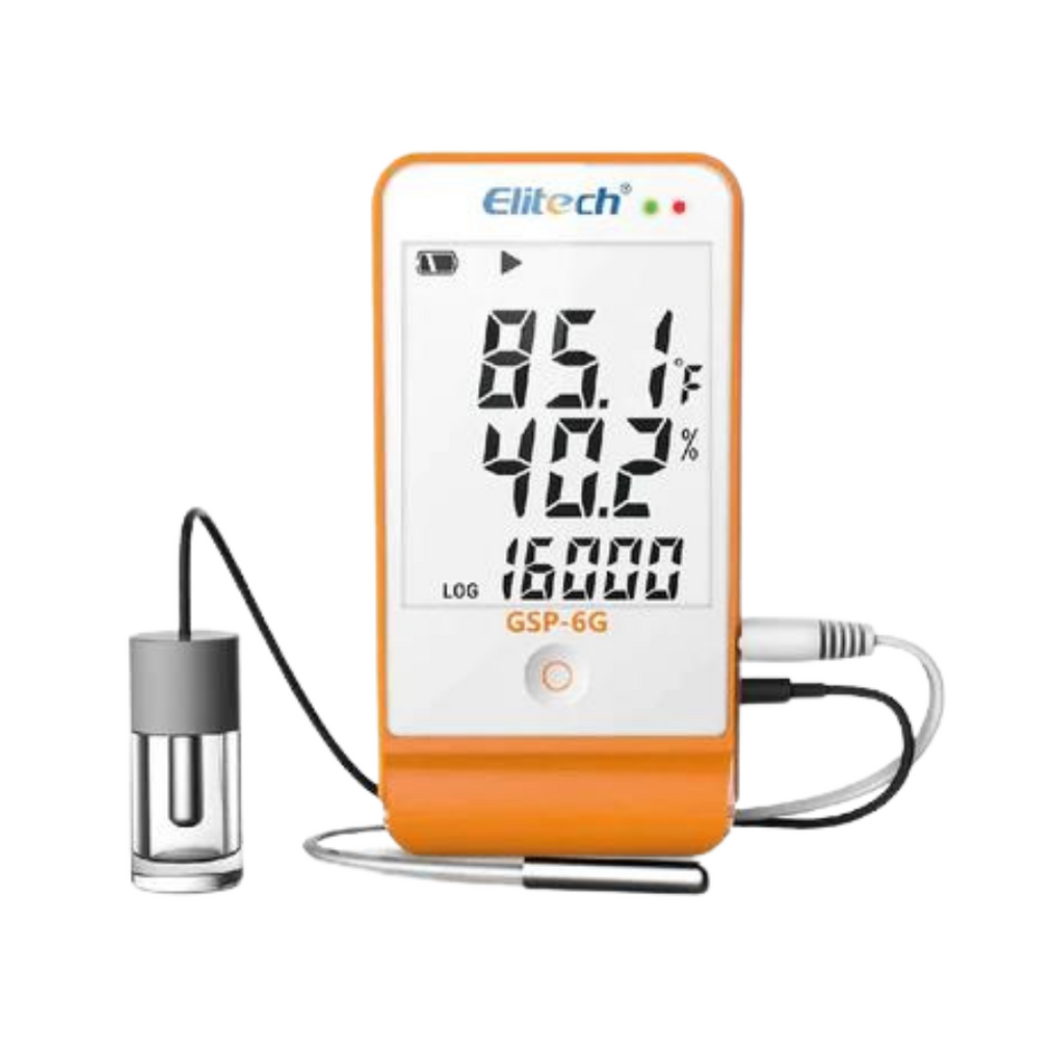 Termohigrómetro (Glicol)Data Logger Elitech GSP-6G -40°C a 85°C