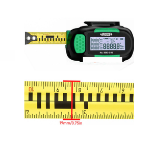 Cinta métrica digital y medidor de distancia laser Insize 9563-C40