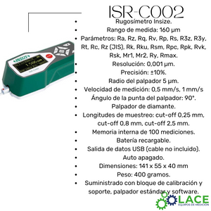 Rugosímetro Insize ISR-C002