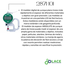 Medidor Digital de Espesor Insize 2871-101 0-10 mm / 0.4"