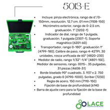 Kit profesional de medición mecánica Insize 5013-E  0 a 150 mm
