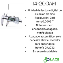 Calibrador digital Insize 1114-200AM