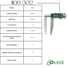 Calibrador digital Insize 1106-302