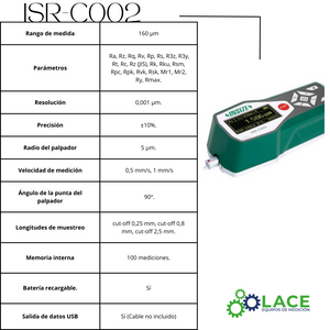 Rugosímetro Insize ISR-C002