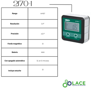 Inclinómetro digital Insize 2170-1
