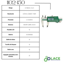 Calibrador Digital Insize 1102-150