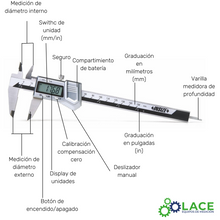 Calibrador digital Insize 1114-200AM