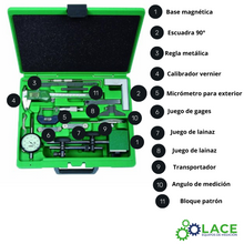 Kit profesional de medición mecánica Insize 5013-E  0 a 150 mm