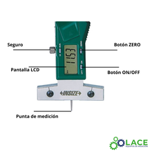 Calibrador de Profundidad Digital Insize 1145-25A  0-25 mm / 0-1"
