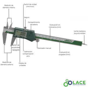 Calibrador digital Insize 1108-200M