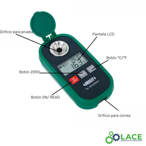 Refractómetro digital Insize ISQ-DRM31