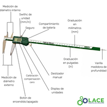 Calibrador digital Insize 1108-300M