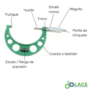 Micrómetro de exterior Insize 3203-4AM