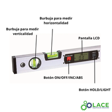 Medidor Digital De Nivel Y Pendiente Insize 4910-400