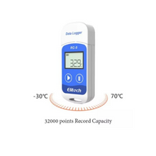 Termómetro Data Logger Elitech RC-5 -30°C a 70°C