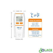 Data Logger Temperatura y Humedad Elitech Tlog 10H -30°C a 70°C / 0 a 100 %HR