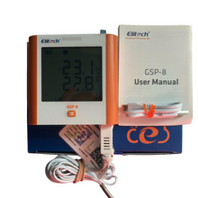 Termohigrómetro Data Logger Elitech GSP-8 -20°C a 85°C