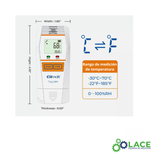 Data Logger Temperatura y Humedad Elitech T-log 100H -30°C a 70°C