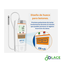 Data Logger Temperatura y Humedad Elitech T-log 100EH -40°C a 85°C