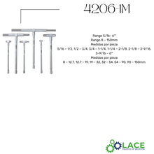Juego de Calibres Telescópicos INSIZE 4206-1M 8–150 mm (6 piezas)