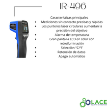 Termómetro  infrarrojo IR-496