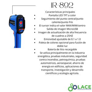 Cámara termográfica  IR-892