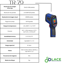 Termómetro visual infrarrojo   TR-79