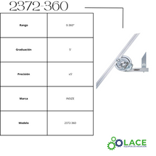 Transportador universal Insize 2372-360