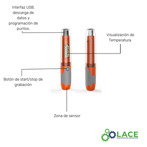 Termohigrómetro Data Logger Elitech RC-51H -30°C a 70°C