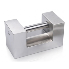Pesa rectangular de 5 kg clase M1 en acero inoxidable