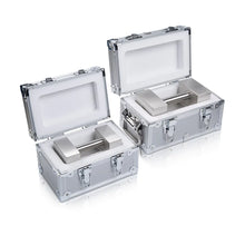 Pesa rectangular de 5 kg clase M1 en acero inoxidable