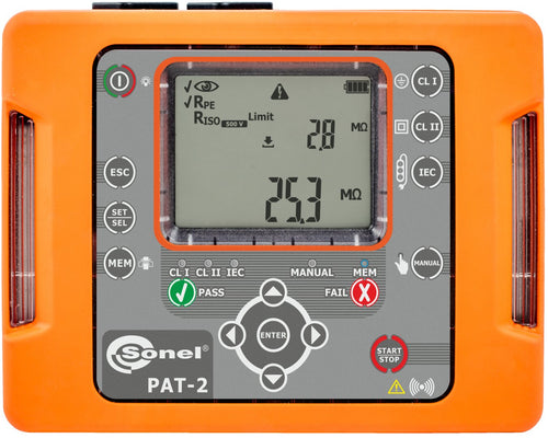 Probador de electrodomésticos portátil PAT-2