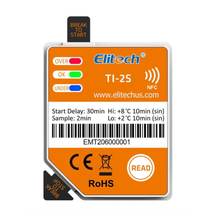 Indicador de temperatura desechable Elitech EliTag 2S -30°C a 60°C