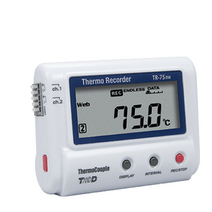 Data Logger Temperatura Termocupla (No Incluido) LAN TandD TR-75nw -199~1760 °C