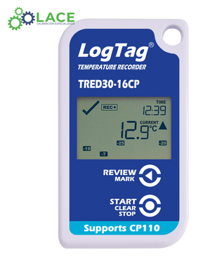 LogTag TRED30-16CP: Registrador de Temperatura de Alta Precisión para Sonda Externa