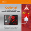 Termohigrómetro Data Logger doble canal con sensor externo Elitech DR 230-E2H -40 °C a 80 °C y 0 %HR a 100 %HR