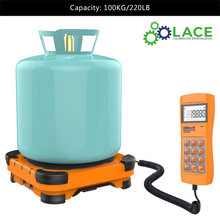 Balanza Refrigerante Programable Elitech LMC-300 con Válvula Automática (100kg)