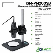 Microscopio de Medición Digital INSIZE ISM-PM200SB 50X-200X