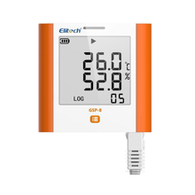 Termohigrómetro Data Logger Elitech GSP-8A -20°C a 85°C sonda corta